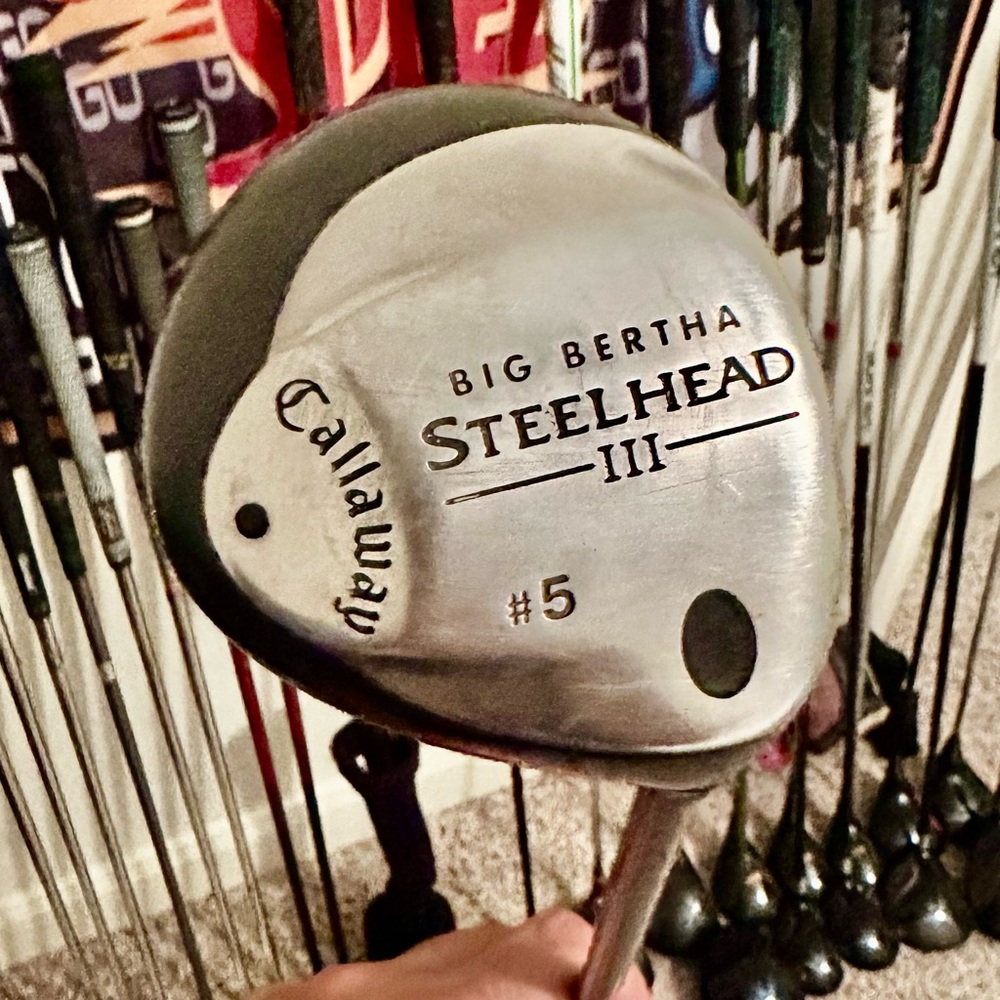 Callaway Big Bertha Steelhead III 5 Wood Reg Flex RH 42”